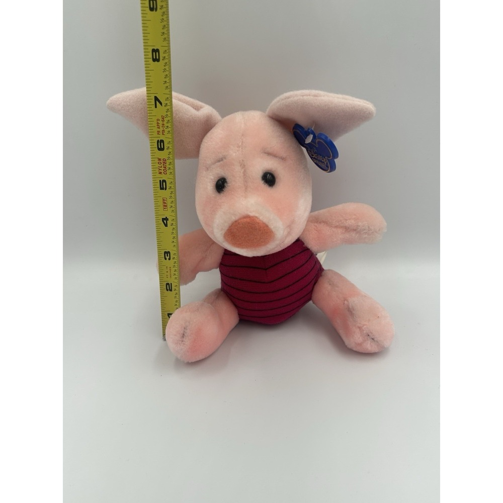 Disney World Vintage Original Plush PIGLET Winnie The Pooh Stuffed Toy - Picture 13 of 13